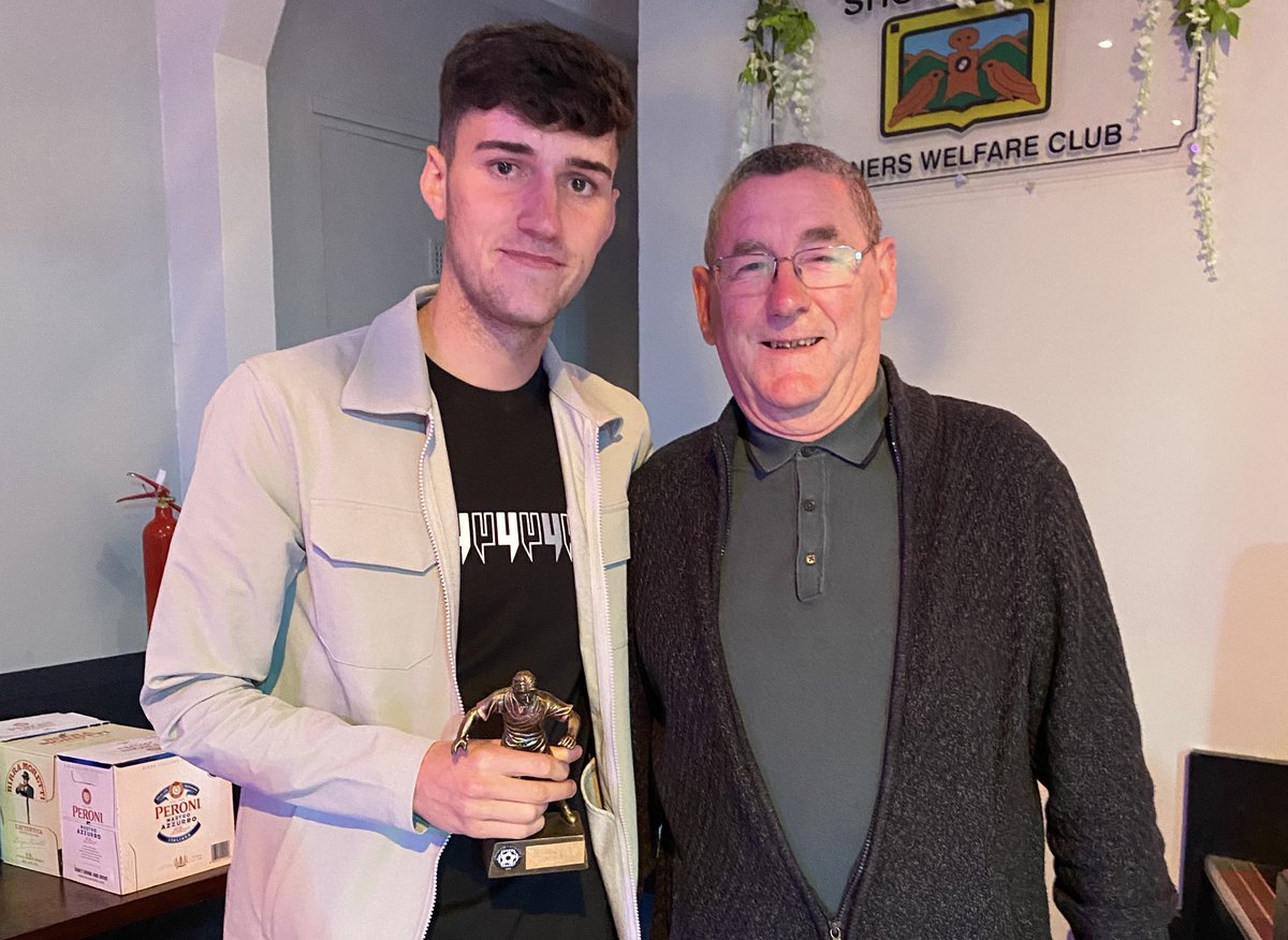 Our final award was the Goal of the Season, won by <a href="/AidenWalsh_/">Aiden Walsh</a> for his cheeky backheel volley against Dundonald