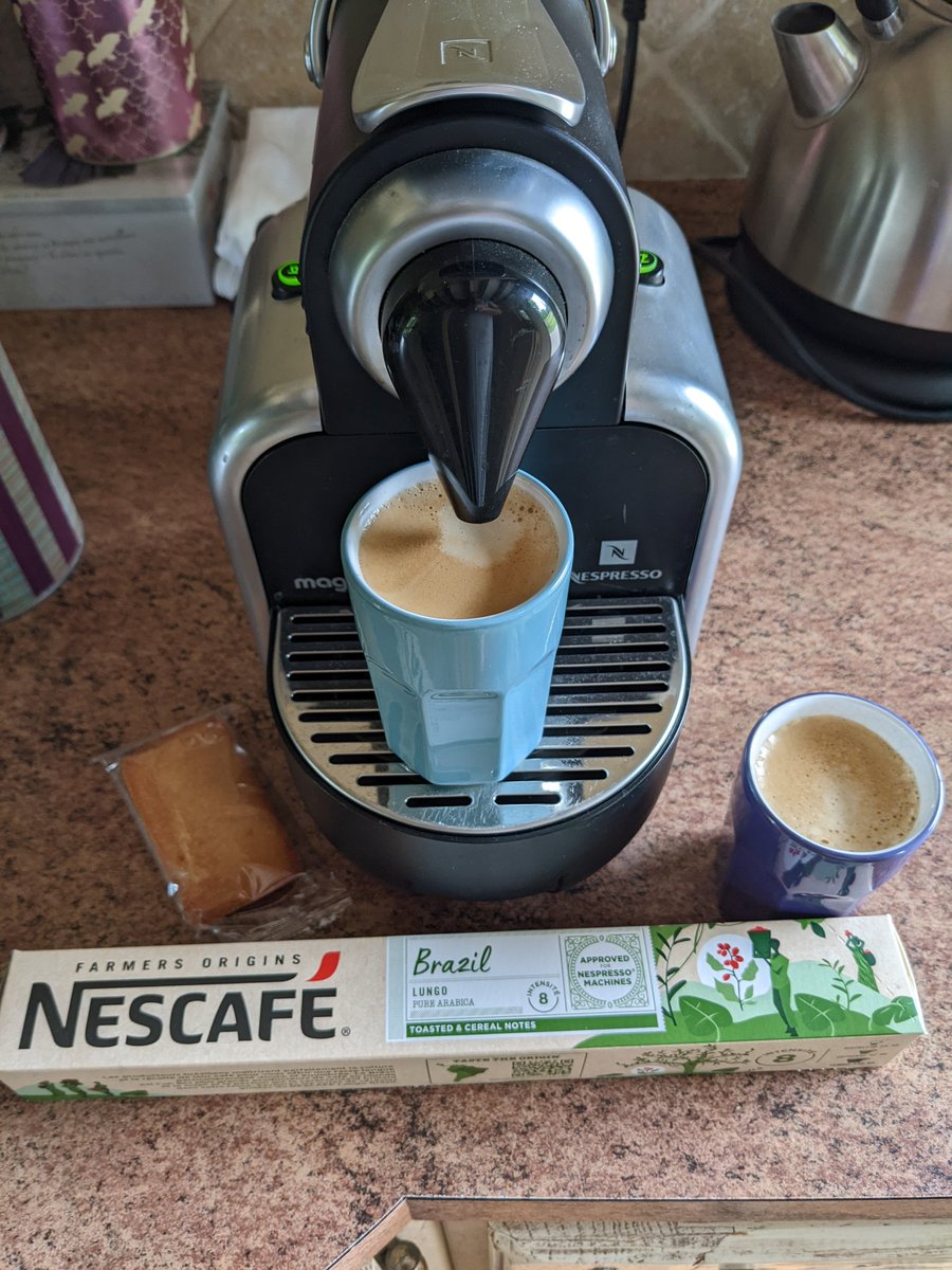 lectur76's tweet image. #nescafefarmersoriginsfr #cultivonslegout pour agrémenter ma journée, un régal le brazil. A déguster 😃