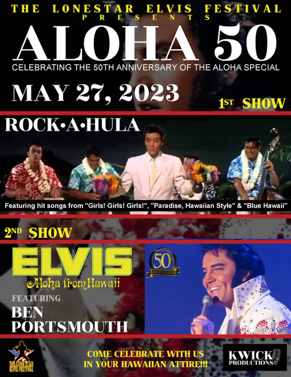 KWICK_Pro's tweet photo. 𝐀𝐥𝐨𝐡𝐚𝟓𝟎🌺 𝐀𝐥𝐨𝐡𝐚𝟓𝟎🌺
EXCLUSIVE🚨🚨

Relive the magic with @BenPortsmouth1 as he takes you to paradise with an exclusive celebration of the 50th Anniversary of Elvis’ 𝘼𝙡𝙤𝙝𝙖 𝙛𝙧𝙤𝙢 𝙃𝙖𝙬𝙖𝙞𝙞 𝙫𝙞𝙖 𝙎𝙖𝙩𝙚𝙡𝙡𝙞𝙩𝙚 

https://t.co/ogrfgtr8k3
#Elvis https://t.co/5Sy3BRYybO