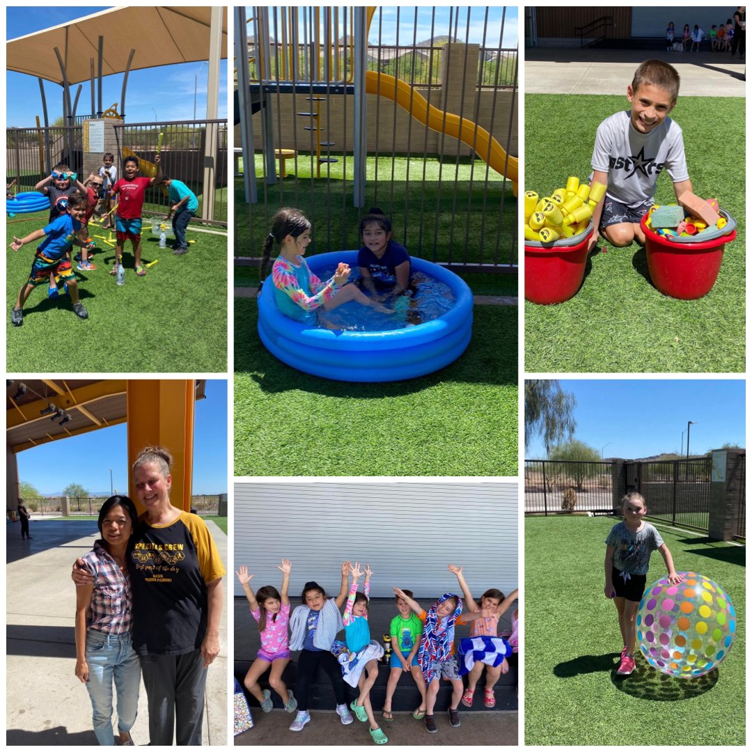 BASISed's tweet image. Wednesday was Water Day for Happbee Campers at BASIS Peoria Primary!! What a fun way to “bee”t the heat and cool off!  ☀️🐝