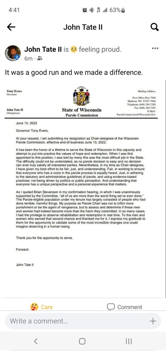 OrganizerFire's tweet photo. Firing The Wi Parole Chair...for doing his Job, well!? Ridiculous!!! 🤬😠😡😤 https://t.co/qbpjlErjM0