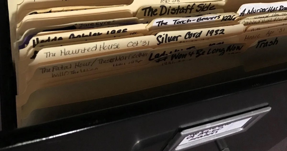 As they come up on their centenary in 2026, a small group of volunteers has been assembling and organizing the archives of <a href="/CivicAllentown/">Civic Theatre of Allentown</a>. The theatre’s archives reflect nearly 100 years of local art in their community. Read about their efforts: americantheatrearchiveproject.org/preserving-the…