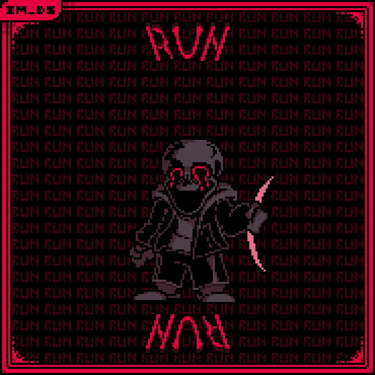 Fallen vhs sans pixel art