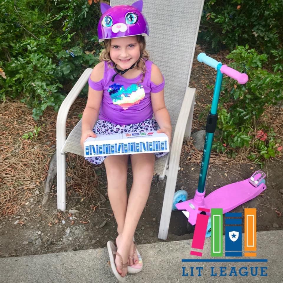 litleagueboxes's tweet photo. A girl and her Lit League box, ready for reading fun! #summervibes☀️ #summerready #adventuresinreading #SummerFun #summerwithkids https://t.co/vdpnb898ci