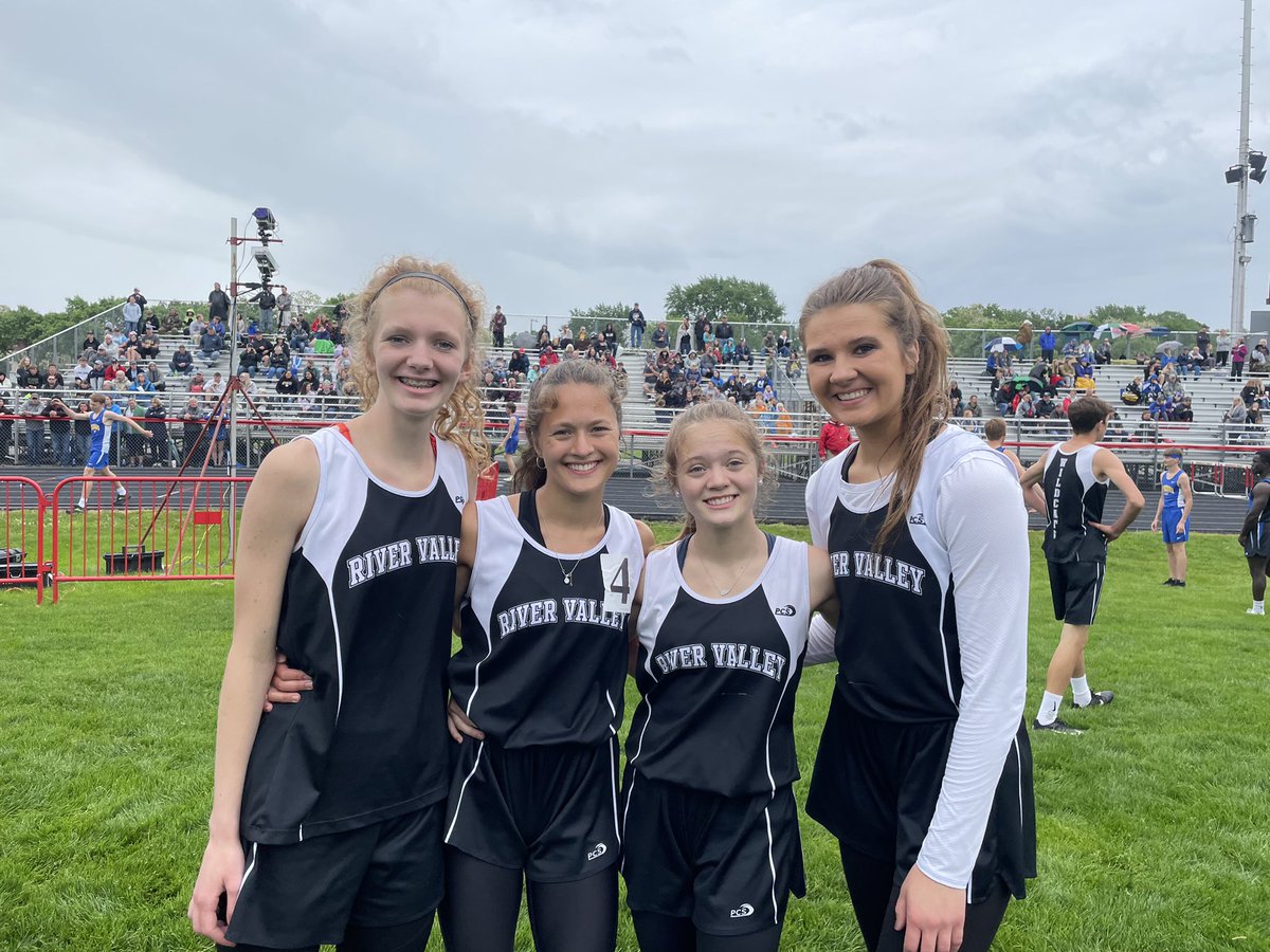TigerActivities's tweet photo. Girls 4x8 finished 10th in the State!  Luverne was the champion. https://t.co/OKmJiht4jj