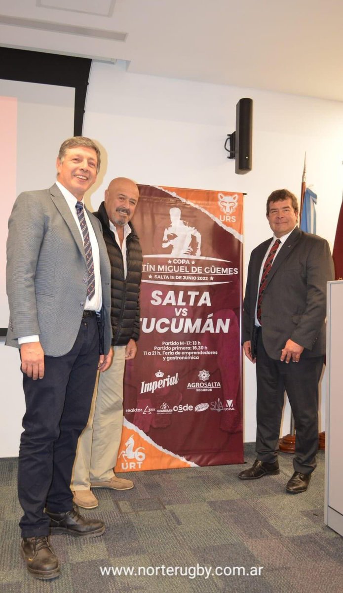 URTrugby's tweet photo. PRESENTARON EN SALTA EL PARTIDO ENTRE NARANJAS Y MAYUATOS
Se lanzó oficialmente el partido que disputarán los seleccionados de Salta y Tucumán, por la “Copa Martín Miguel de Guemes”.  @PRENSAURS 
La nota en la pagin a web de la URT:

https://t.co/eMdTLbxwwM https://t.co/JsWBk6ffd0