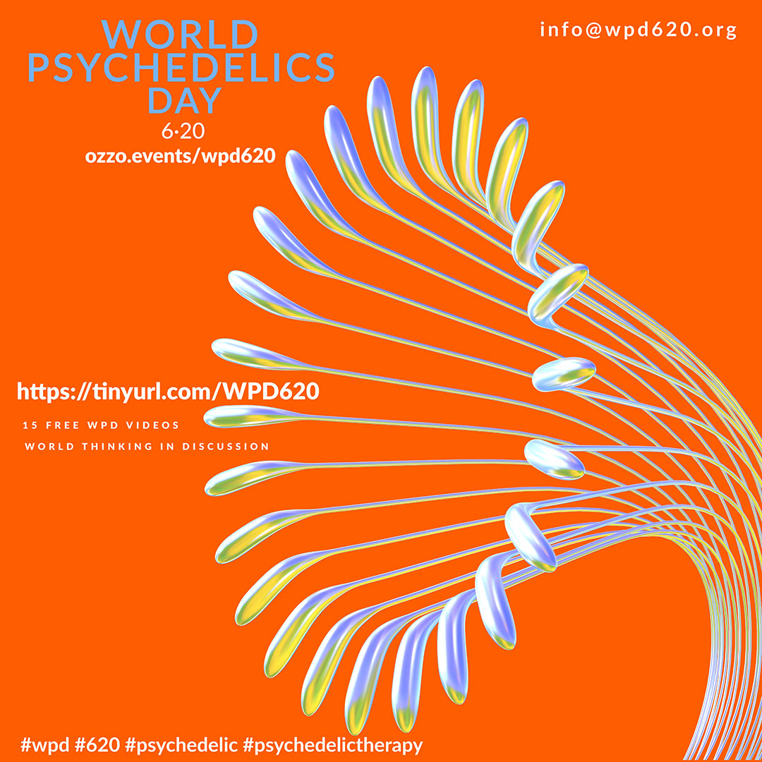 Learn more about the #Worldpsychedelicday on our VIMEO account:

•  tinyurl.com/WPD620

Join us to help bring this Day to global attention - #wpd620