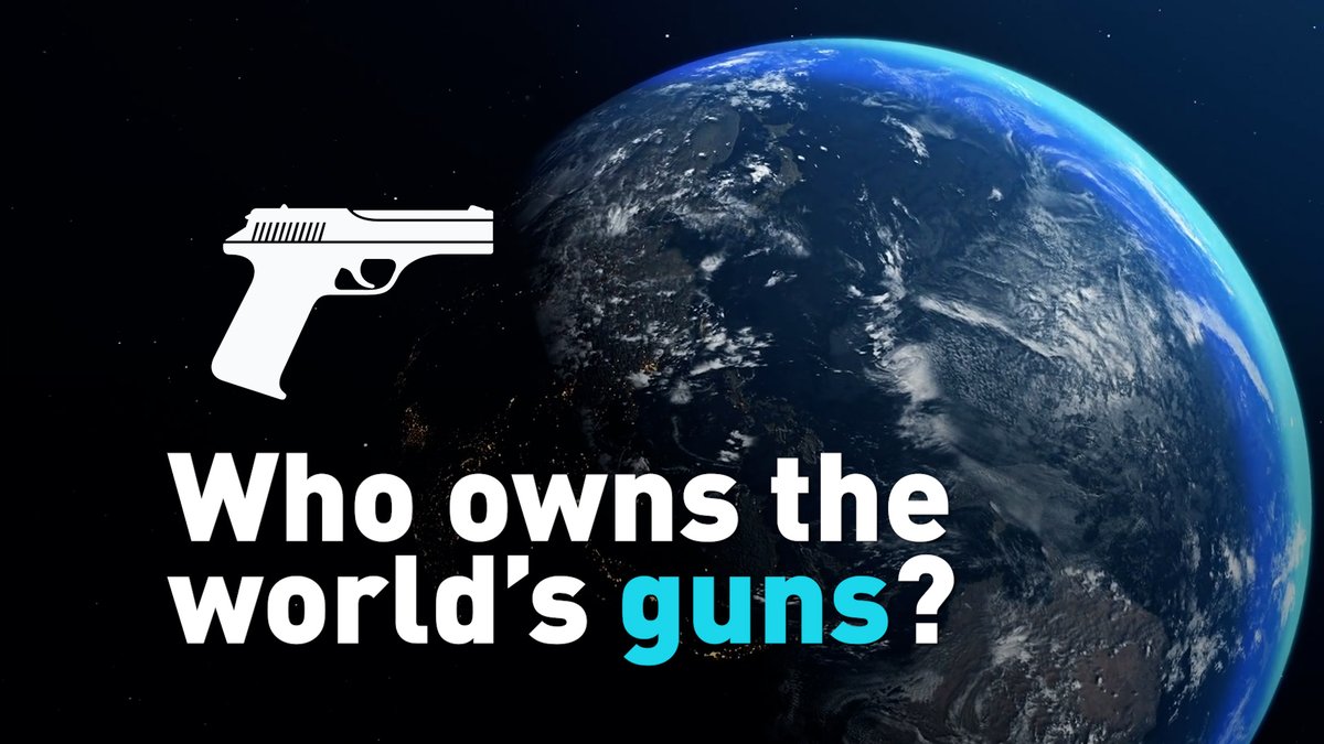 cgtnamerica's tweet photo. There are about 1 billion guns in the world, CGTN America takes a look at where most of them are, and in whose hands they're in. #Guns #firearms #Globalguns #Gunlaws #gundata
https://t.co/bxRvaAfHgU https://t.co/R3VuXNPJ3l