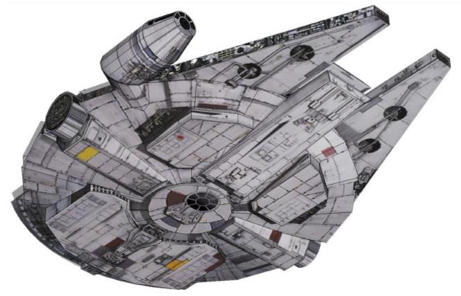 Star Wars - Milleniun Falcon Miniature Paper Model In Only One Sheet Of Paper - by ThunderChildFTC

#ペーパークラフト #papercraft #papermodel #papermau #bastelbogen #papiermodell #papírovýmodel #papertoy #kids #scifi #starwars #StarWarsCelebration 

papermau.blogspot.com/2022/06/star-w…