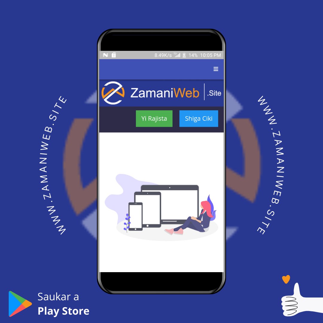 ZamaniWeb's tweet photo. Muna gabatar maku da sabon manhajar mu na Android domin sarrafa shafukan ku a saukake, ba tare da sai kun yi amfani da wani browser ba.

Saukar yanzu a Google Play Store: https://t.co/LEOn4GIKWx...

#ZamaniWeb #AndroidApp #Hausa #AfricanTech #AfricanTechie #WebsiteBuilder https://t.co/vN6AQFmYQb