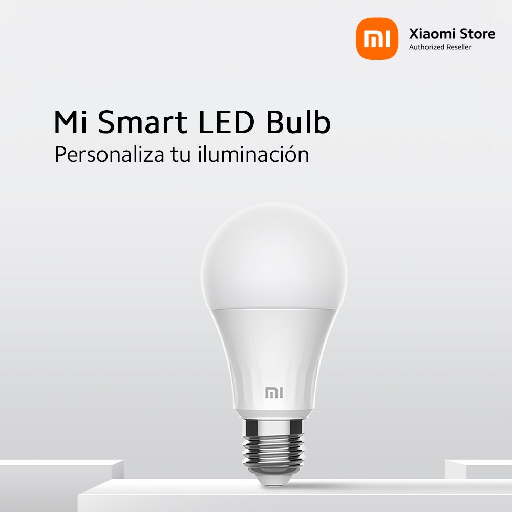xiaomistoremex's tweet photo. 👉 https://t.co/XvoUveaEGC Personaliza tu iluminación con el Mi Smart LED Bulb y disfruta de la luz del día brillante y múltiples controles inteligentes. #MiSmartLedBulb #XiaomiStore #Xiaomi @XiaomiMexico https://t.co/EdebVd7JVz