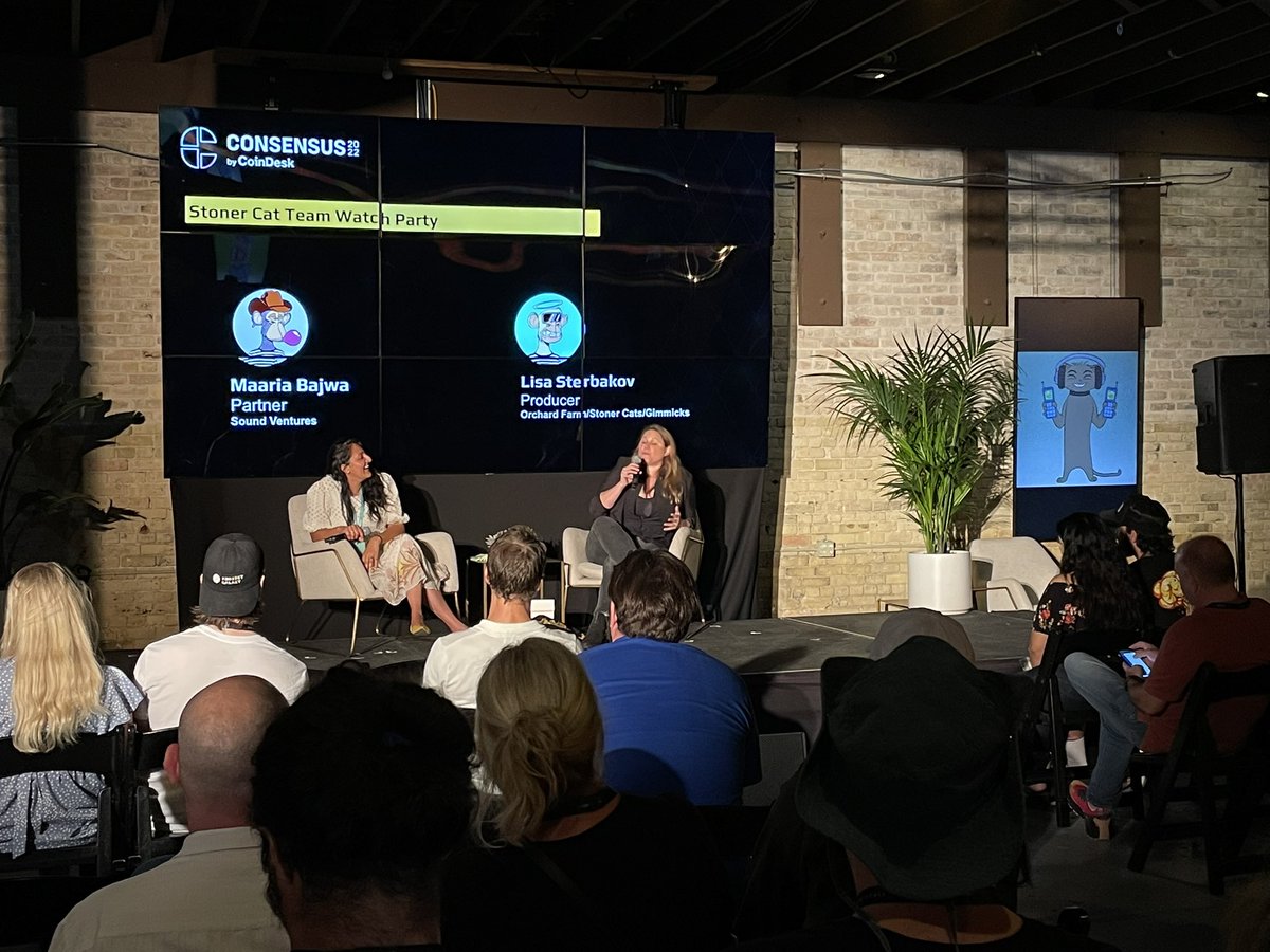 badass web3 pioneers @lisasterb <a href="/maariabajwa/">maaria</a> <a href="/stonercatstv/">Stoner Cats</a> 

#consensus2022