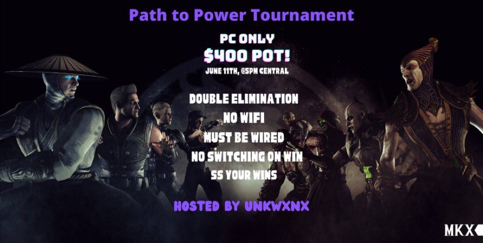 Tomorrow is the last day to sign up for the tournament!! Make sure y’all go sign up. It’s gonna be straight up HEESE!! 

SHARE! 🙏🏼🖤

challonge.com/tournaments/si…