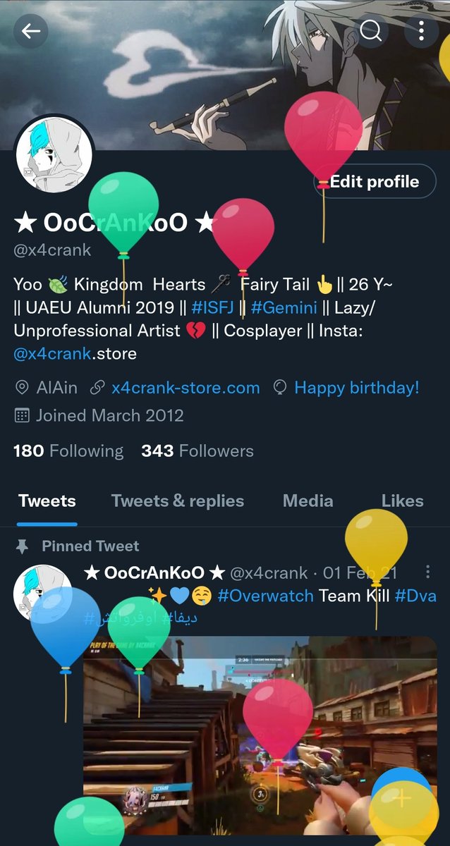 x4crank's tweet photo. Happiest Birthday too Me ♡ https://t.co/KDxd99yCMl