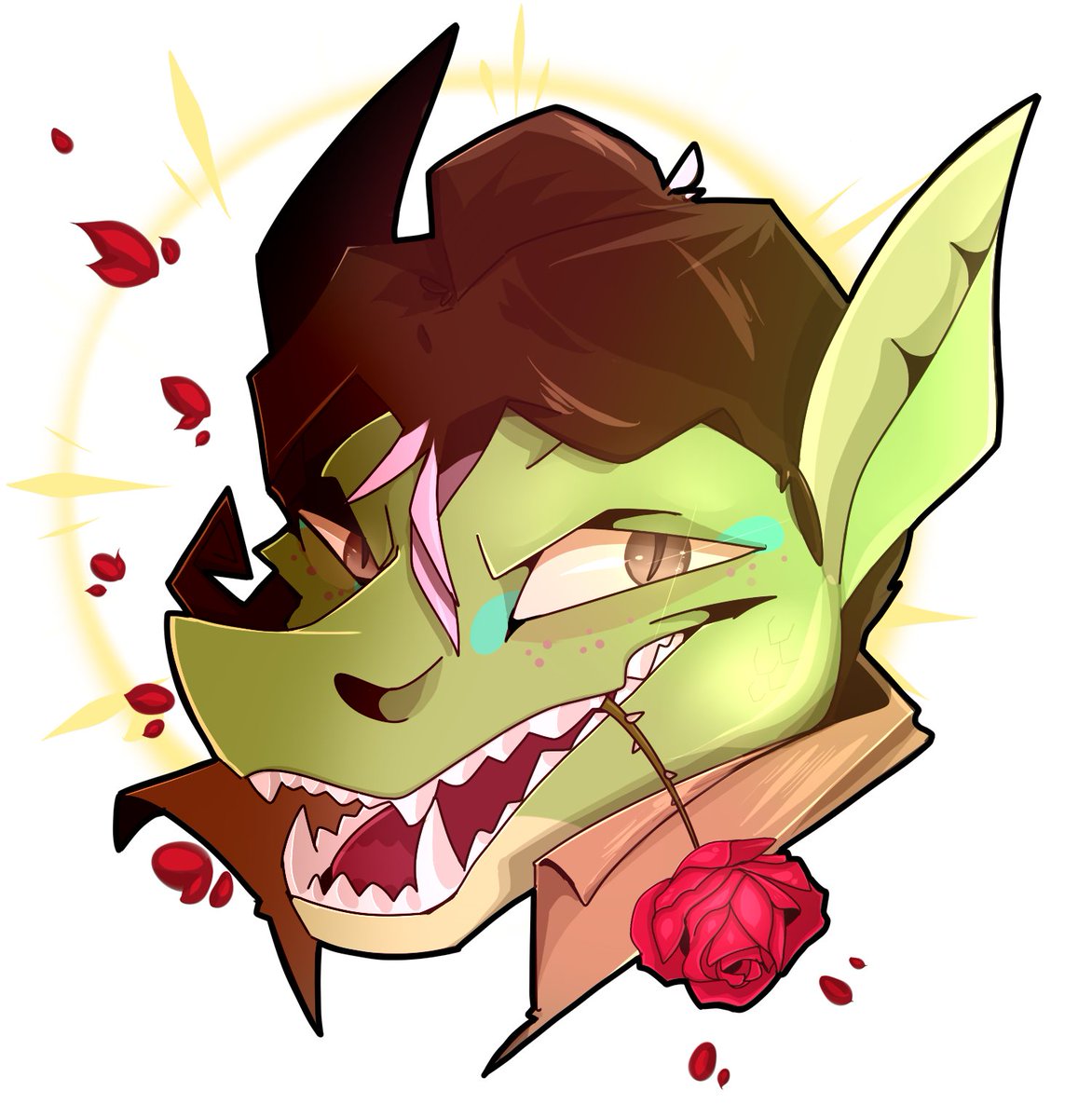zytorian's tweet photo. A little gift piece I did for my lovely friend Sailembers over on tumblr of their fursona, an anole-thing. cryptid. creature. whomst I love a ton <3

#furry #furryart #art #reptile https://t.co/ffdHL0Byv3