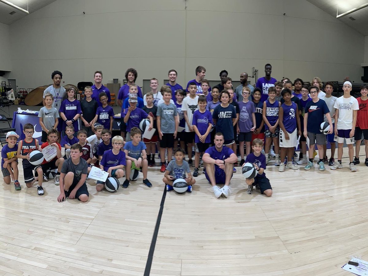 ACU_MBB's tweet photo. ACU Basketball Camp Session 1 was a HUGE success! We are looking forward to Session 2 already! #GoWildcats #WorkingToBeTheBest https://t.co/Q4bIYXi8c7