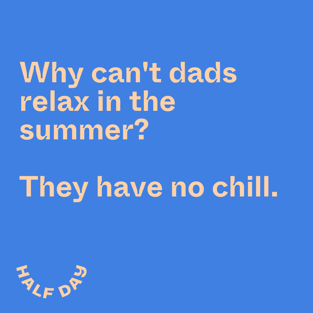 halfdaycbd's tweet photo. ⚠️ WARNING: BAD DAD JOKES AHEAD ⚠️
But seriously tho ... doesn't Dad deserve to chill this Father's Day? 

We're giving you 25% OFF your Half Day CBD with code DAD25 you can get him something nice. Hurry—it's dad's day next Sunday! https://t.co/RK06oul3Oq