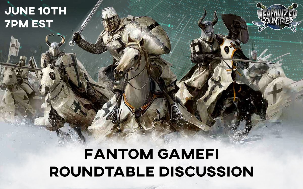 Going live in less than an hour with some of the biggest names in the Fantom GameFi space!!

discord.gg/dQYYZgHYym