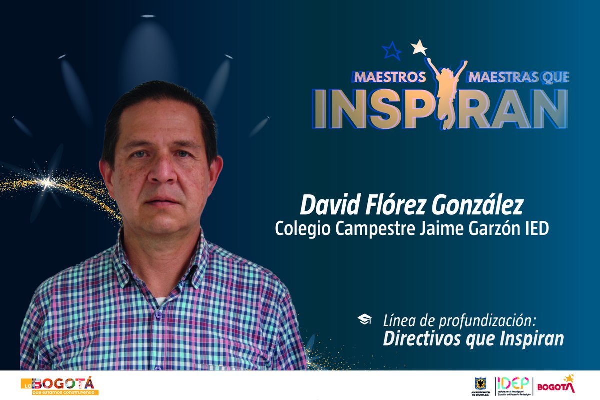 IDEP_Bogota's tweet photo. #PorTiProfe Un especial reconocimiento para el rector David Flores por su liderazgo pedagógico en el Sumapaz. Desde allí, avanza en la construcción de unidades didácticas integradas para la enseñanza de las ciencias naturales. 🍃🌎👏🔝 https://t.co/wrcvTLrM5o