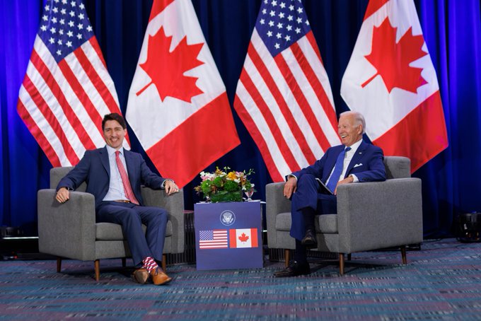 President Biden meets with Prime Minister Justin Trudeau of Canada