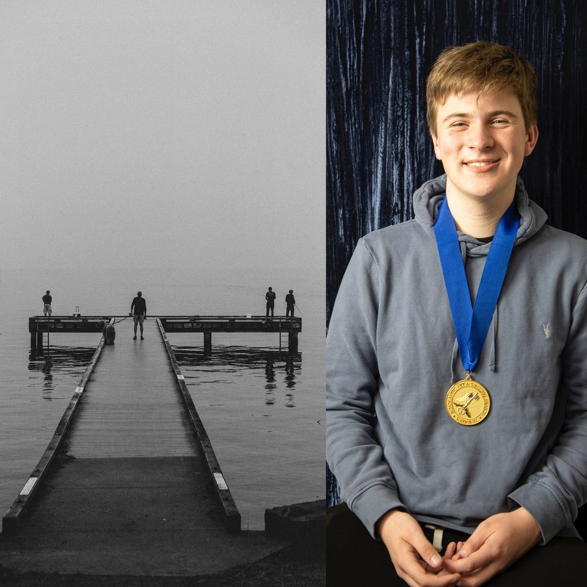 Congrats to junior Colson S. for winning a National Scholastics Gold Medal for his photograph “Smoke”! Colson will be attending the 2022 Awards Ceremony at Carnegie Hall in NY. Not only does he receive a medal but Colson’s photograph will be displayed in an art gallery in NYC.