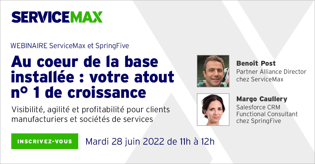 ServiceMax's tweet photo. Vous souhaitez avoir une compréhension complète en ce qui concerne vos équipements @ServiceMax et SpringFive vous dévoilons comment y parvenir facilement.
Pour cela, rendez-vous à notre webinaire le 28 juin 2022. https://t.co/BI7Ej9z9kZ
#Asset360 #AssetServiceManagement https://t.co/MIzEEC4tMH