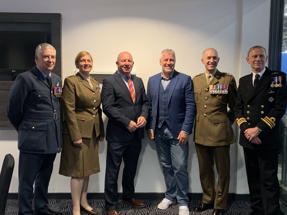 Great night <a href="/irwinmitchell/">Irwin Mitchell</a> as match sponsor <a href="/SalfordDevils/">Salford Red Devils 👹</a> @808red and Armed Forces Covenant signing and thanks to our guests for joining us <a href="/PScully13/">Paul Sculthorpe MBE🎗️</a> <a href="/mpgarson/">Matthew Garson</a> <a href="/HarrietTrail/">Harriet Trail</a>