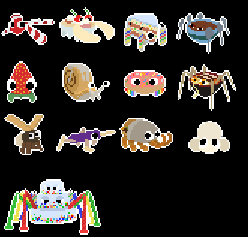 PerleringPixies's tweet photo. My next project is #bugsnax! : ) Let me know your favorite one in the comments and i will pixel/perlerafy it! 🍔🐞

#pixelart #pixel https://t.co/SPzsxV83La