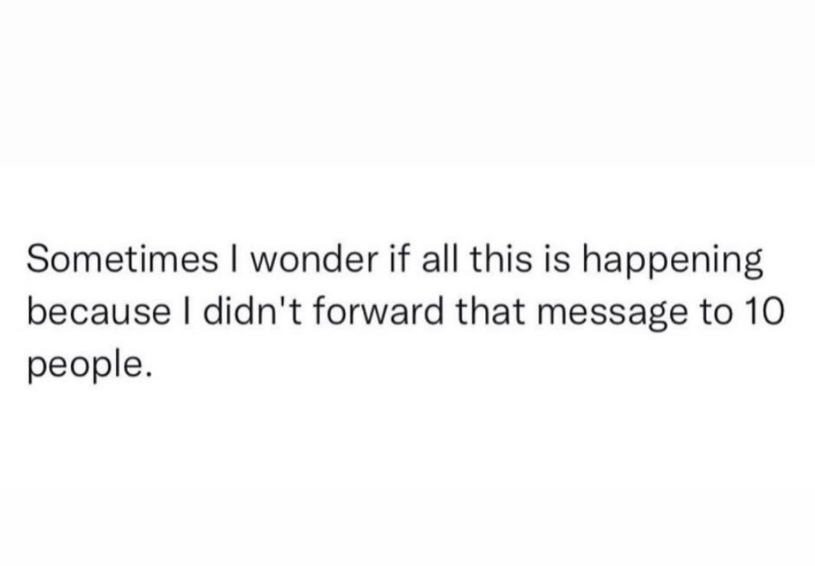 those chain mails were the WORST 🙃