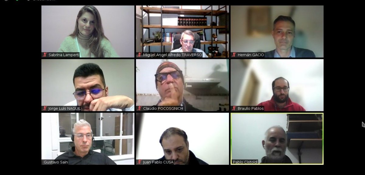 📌Terminando la semana con un encuentro sincrónico de la asignatura Actuación Forense, Criminalística e Investigación Judicial con los docentes <a href="/sblamperti/">Sabrina Lamperti 💻</a> <a href="/pablocistoldi/">Pablo Cistoldi</a> <a href="/hergacio/">Hernan Gacio</a> <a href="/grsain/">Gustavo Sain</a> 💪🏼💪🏼🤓🤓