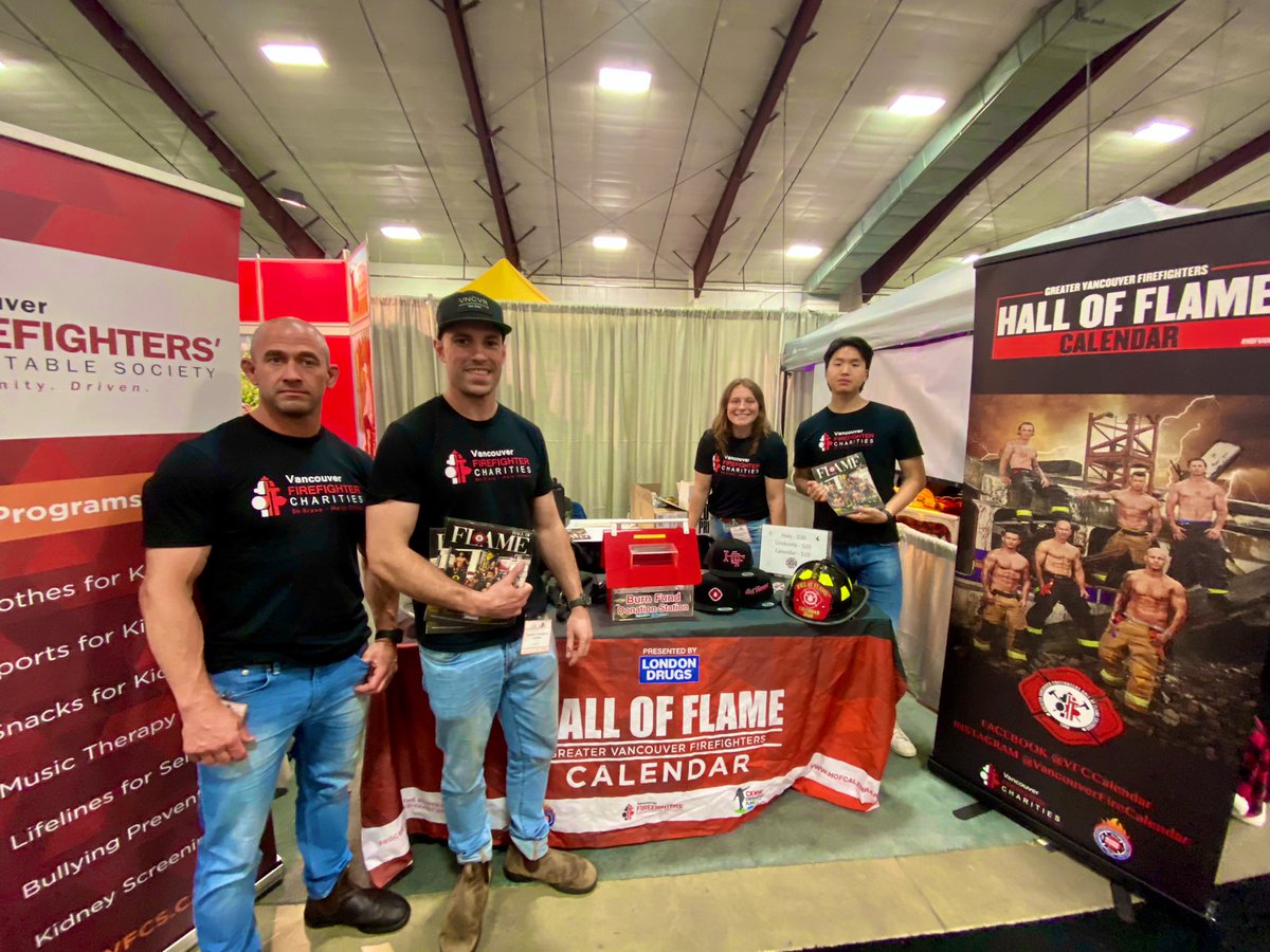 james_vancity's tweet photo. If you’re in #Abbotsford this weekend, drop by the West Coast Women’s Show and visit the #VanFireCharities team. 

We’ll be selling calendars, hats and umbrellas. 🗓👩‍🚒 ☔️ https://t.co/8xffmp6yO2