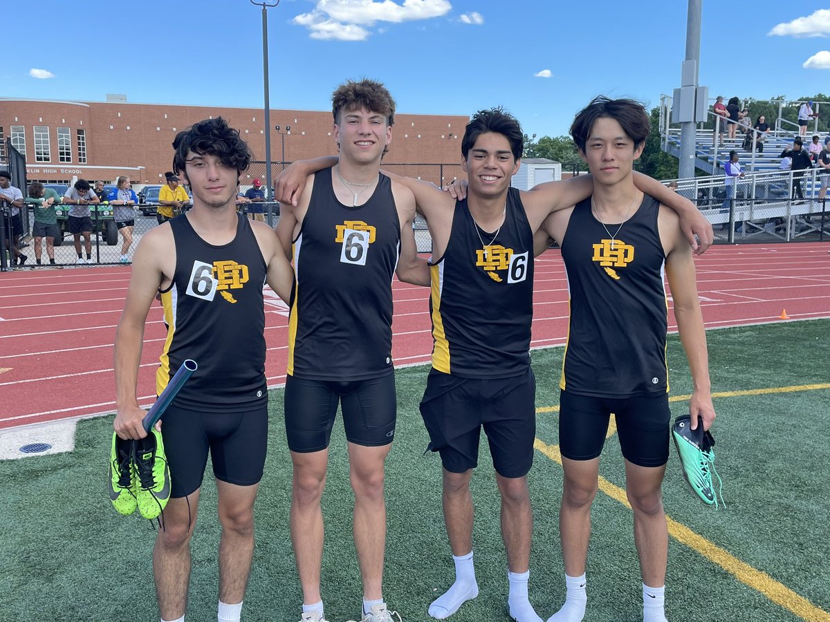 5th place for the boys 4x100 today!