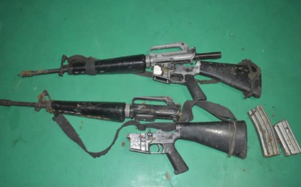 prog_pwrc's tweet photo. Two high-powered firearms and ammunition belonging to New People’s Army (NPA) rebels were recovered by government troopers in the Agusan del Norte town of Remedios T. Romualdez, the military here reported Friday https://t.co/k6hUFAeKEB