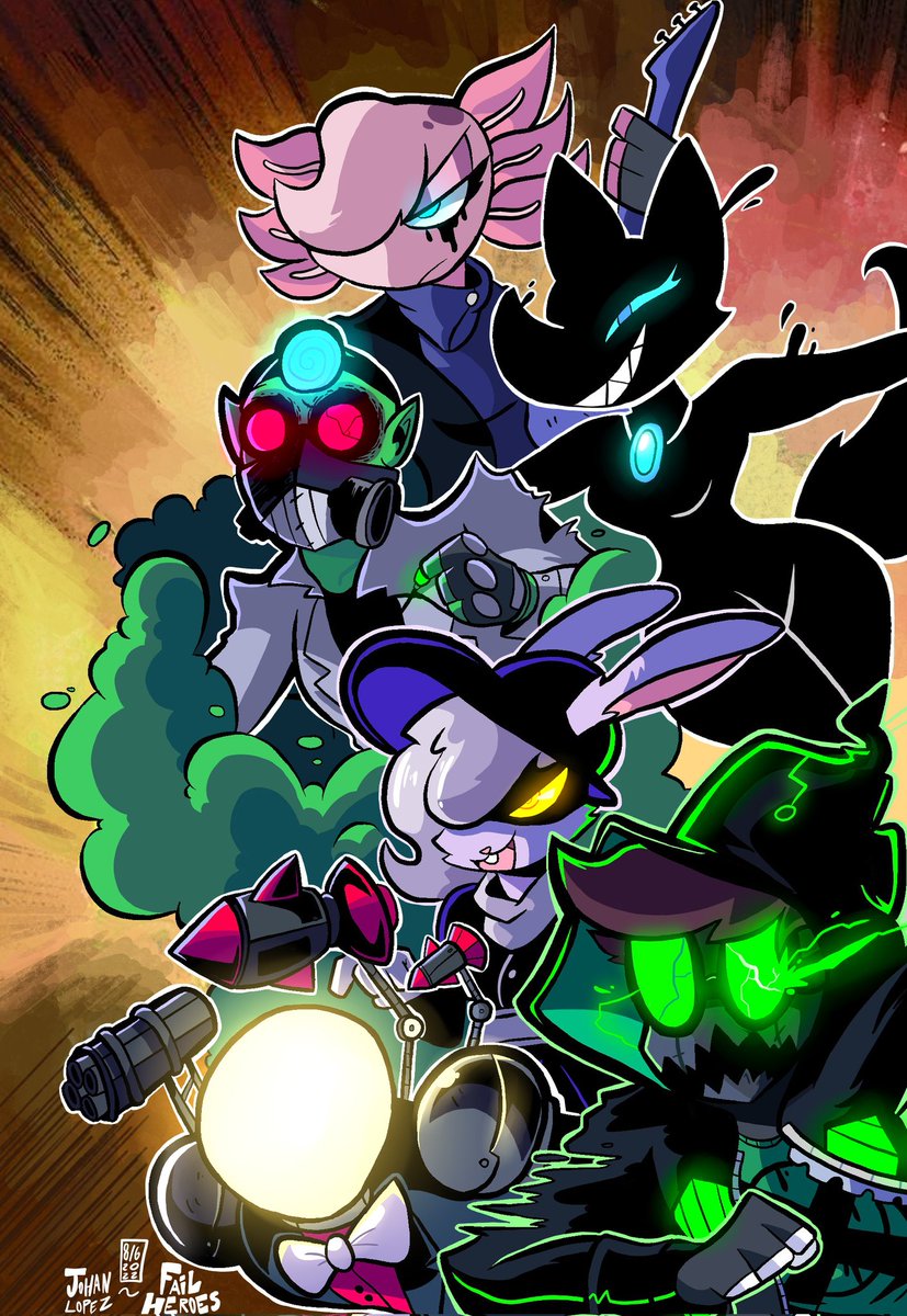 wolfang & the fail heroes tweet media