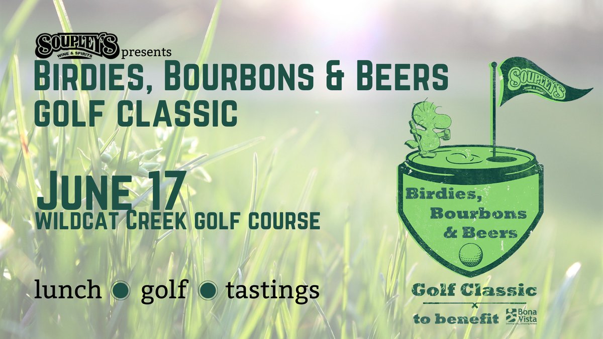 The silent auction for Soupley's Birdies, Bourbons &amp; Beers Golf Classic is now live! Go to bbbgolf.givesmart.com to bid on unique items before it's too late! The auction will end 5:00pm on Friday, June 17th.