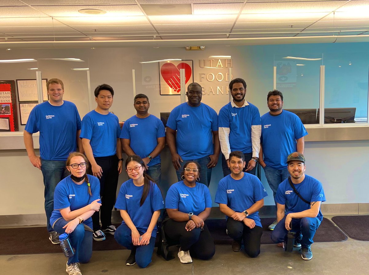 shugup046's tweet photo. #CommunityTeamWorks 

@GoldmanSachs @utahfoodbank https://t.co/dF5ULwkGrQ