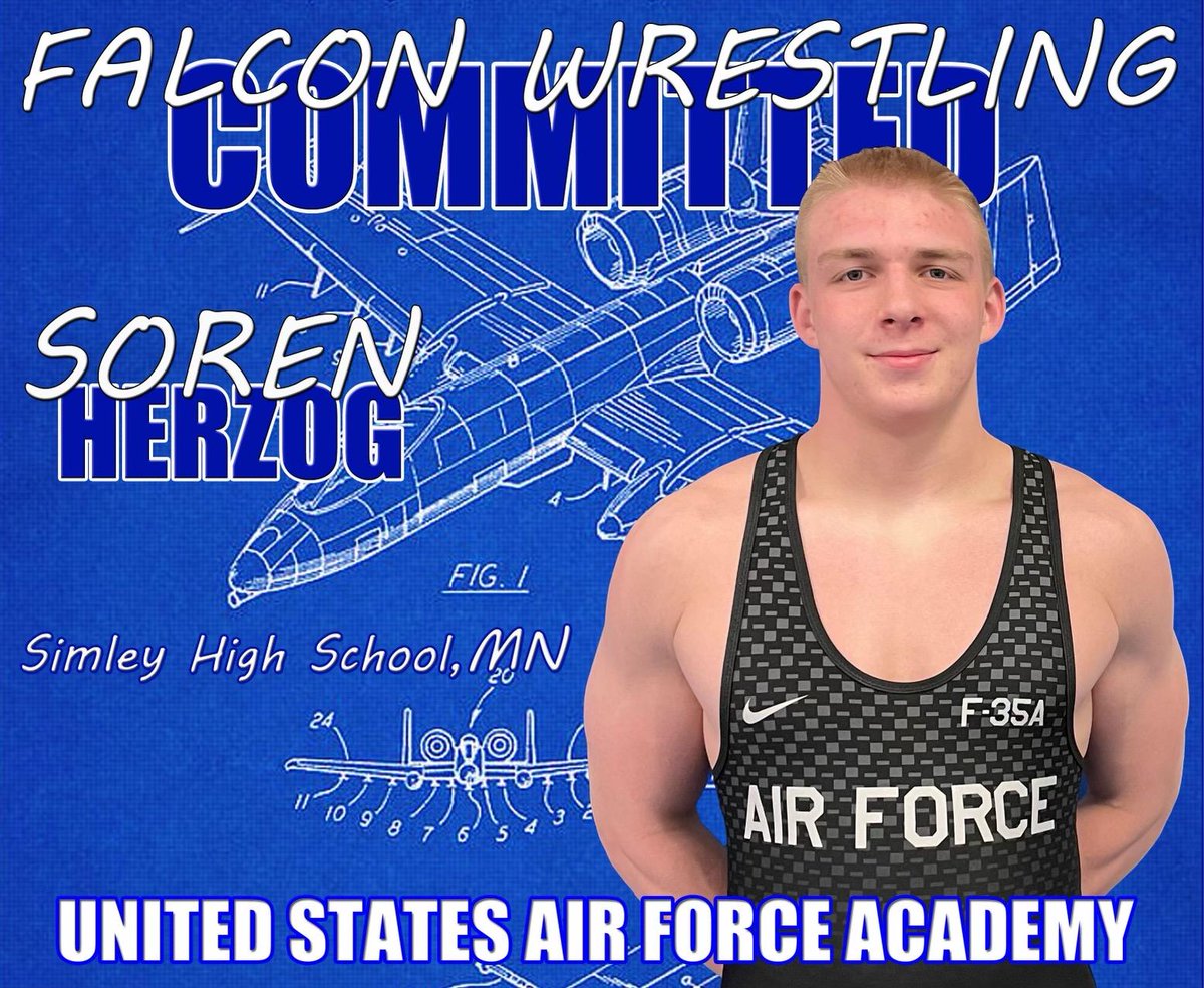 simleywrestling's tweet photo. Congratulations to Soren Herzog! Committed to the Air Force Academy
@AF_Wrestle https://t.co/HiMCASGXyw