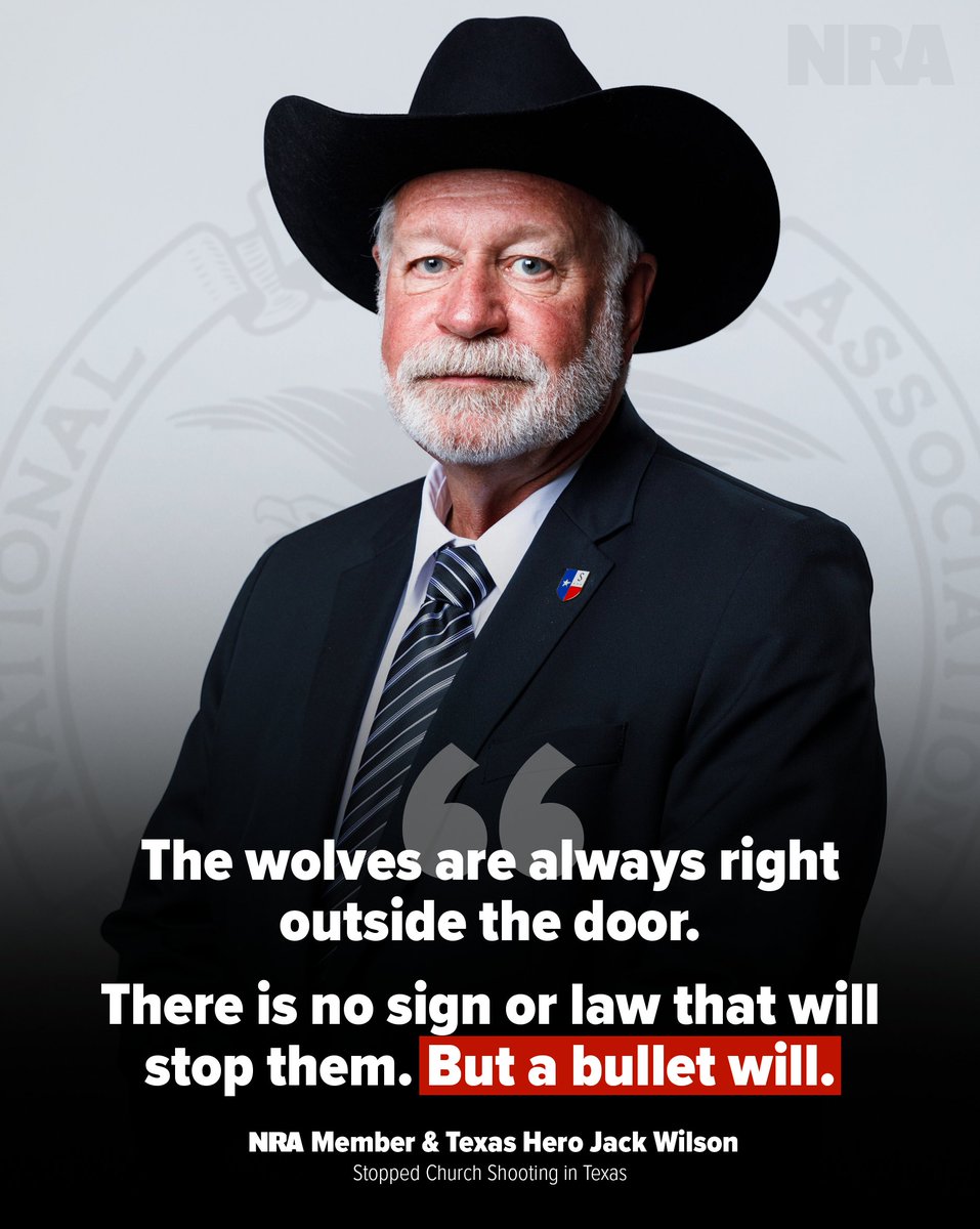 NRA's tweet image. 📣NRA MEMBERS SAVE LIVES. 

JUST GOOGLE SEARCH "JACK WILSON."