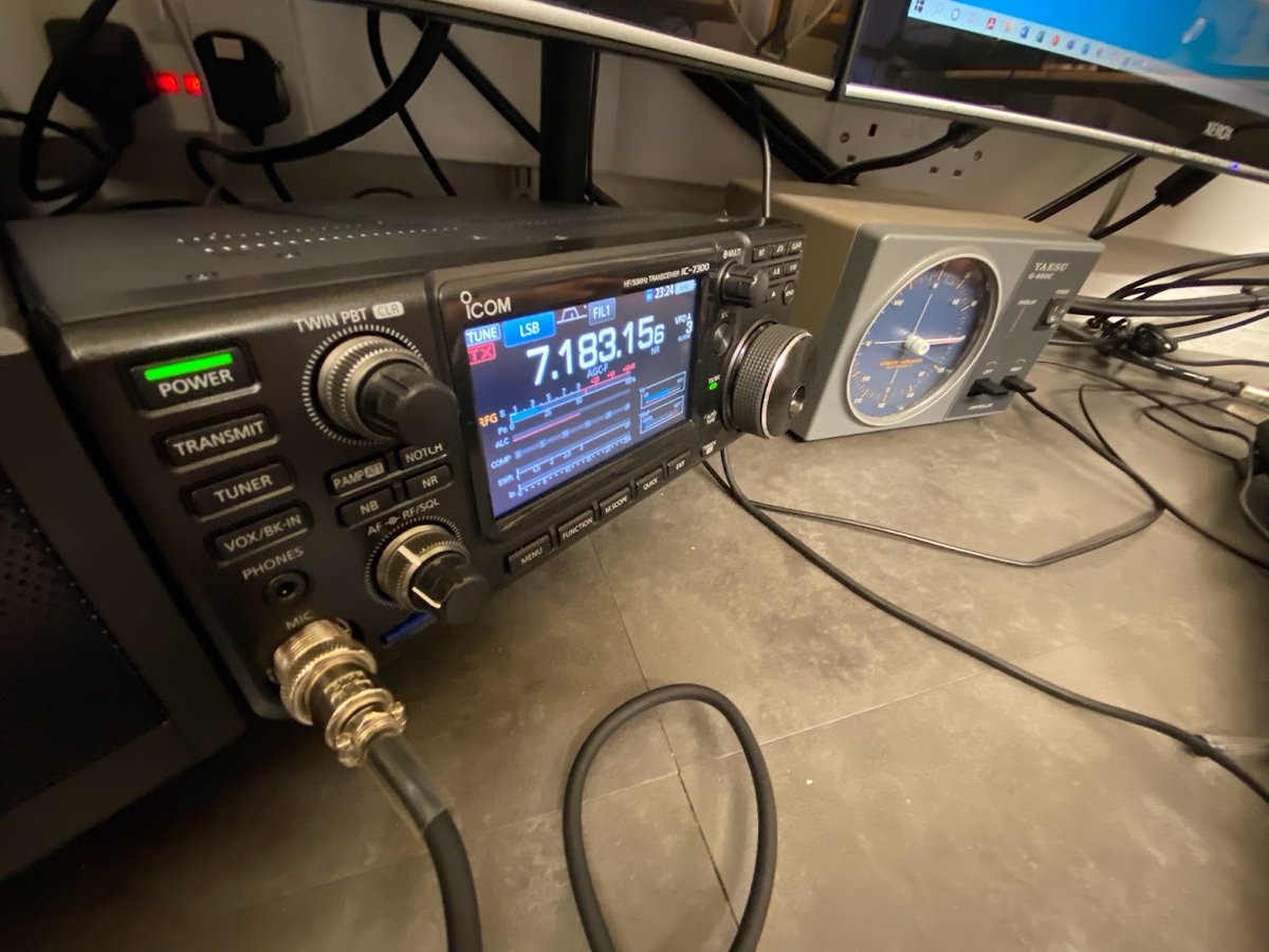 Guernsey_ARS's tweet photo. Testing out the new operating conditions at the club tonight. We will operating the 'Tournament 70' contest as GB70U tomorrow night (Sat 12th June) #GB70 #Hamradio #Guernsey #getontheair #whowillyoucalltoday https://t.co/23LUuUXAhA
