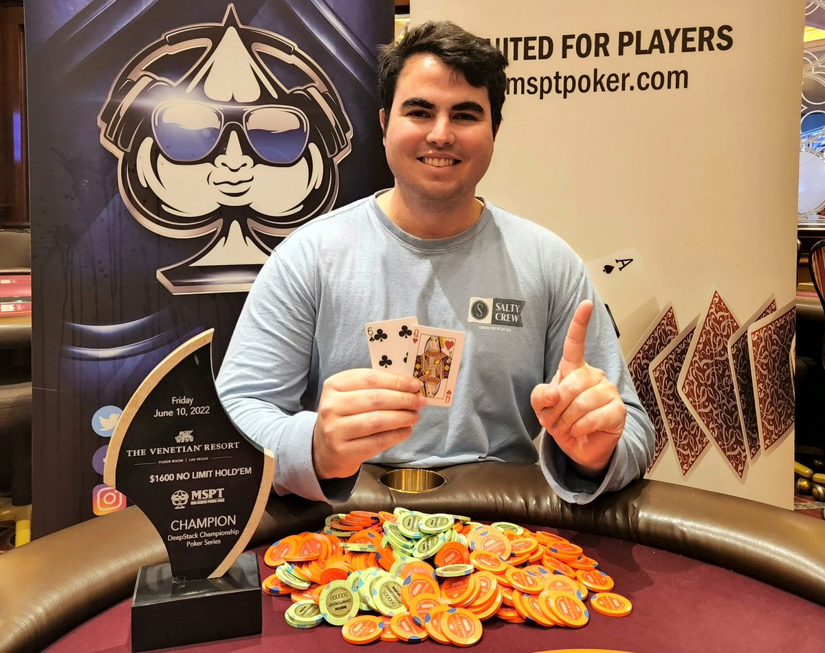 msptpoker's tweet photo. Florida's Shea Quintin defeats an incredible 1,644 player field taking home the lion's share of the cash and 🏆 as our $1,600 Main Event Champion @VenetianPoker

Check-out https://t.co/UzOCpvLWAd for complete event recap https://t.co/eXnAfmuW3g