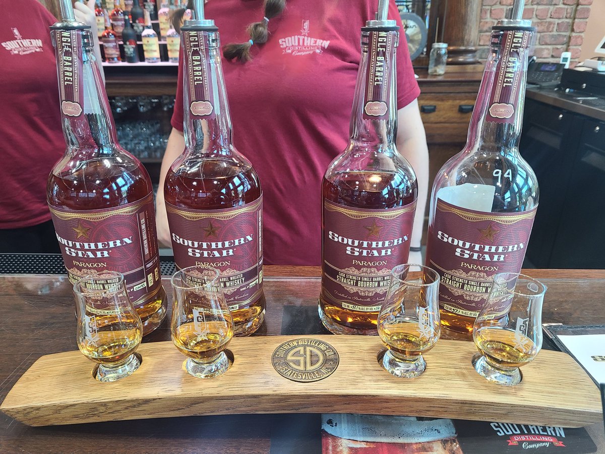Whiskey and Wine with Walt and Donna (@whiskeywithwalt) on Twitter photo Cask Strength flight <a href="/SoDistilling/">Southern Distilling Company</a> ... Barrel 110 definitely worth the stop Cask Strength flight <a href="/SoDistilling/">Southern Distilling Company</a> ... Barrel 110 definitely worth the stop