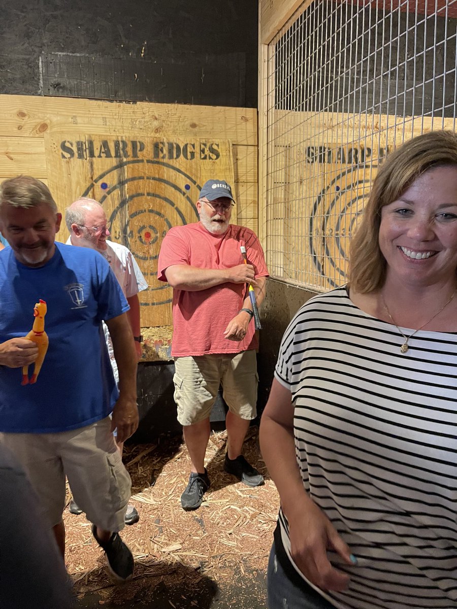 SharpEdgesAxe's tweet photo. The Navy landed at the Home of the Screaming Chicken!! You all were such a blast!!! Thank you for making us part of your reunion fun!!
#navy #axehouse #axethrowingmh #gathertogether #thescreamingchicken https://t.co/K7KqMNGBYF