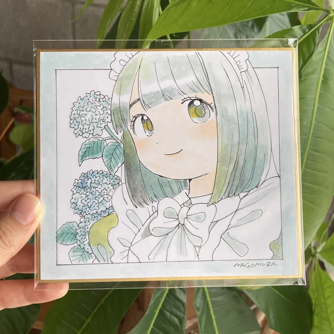 自然光で撮ったらいい感じです 
