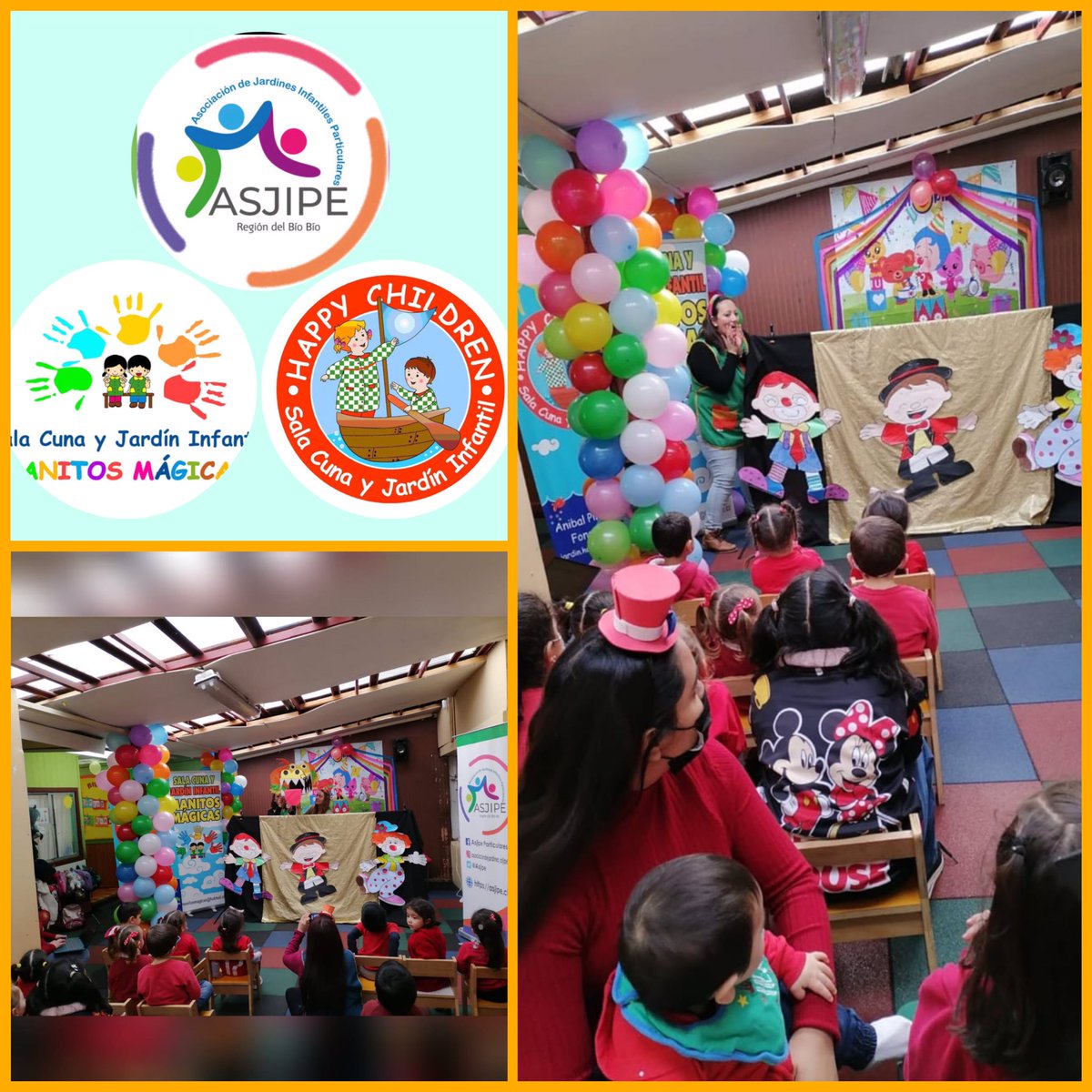 asjipe's tweet photo. Asociadas #Asjipe
Esto es #Asjipe Somos comunidad donde se crean lazos que nos permite seguir trabajando en beneficio de nuestros niños y niñas
Obra infantil del jardín infantil #ManitosMagicas para el aniversario del jardín infantil #HappyChildren https://t.co/8LBTcuyY6l