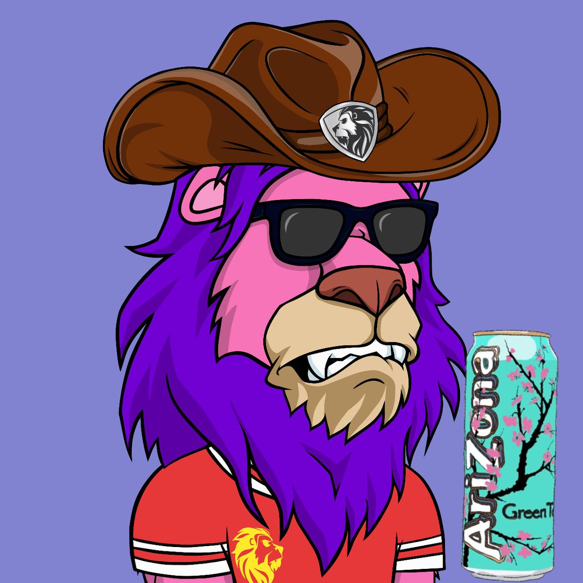 BigBharp's tweet photo. @AR_ON_tweets @DrinkAriZona @LazyLionsNFT Thanks to @DonVultaggio @AriZonaNFTea and Wesley for the great NFTea #TrueKings
#LazyLionsNFT #LazyLionsNFTea #LazyLions https://t.co/279BrUSPm9