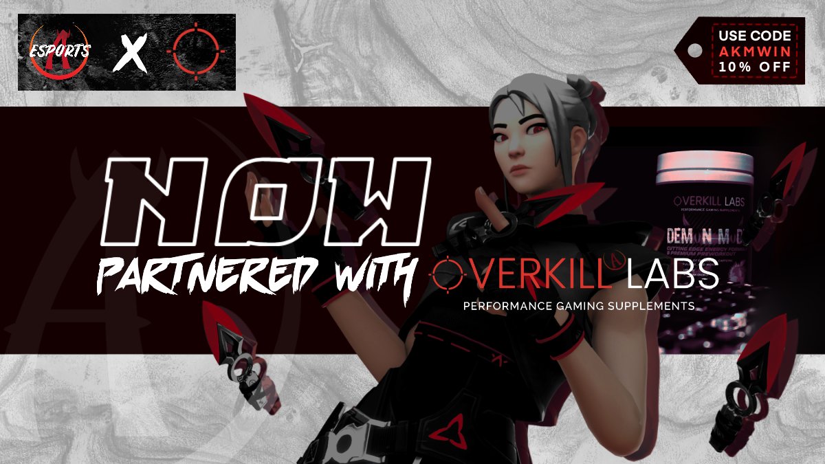 📢 Akuma is now partnered with @Overkill_Labs !

Overkill Labs is a gaming supplement provider aimed at giving gamers a healthier alternative to prescription drugs.

To celebrate, we are giving away 1x DEMON MODE and LASERED from Overkill Labs! 😈

Link: socialman.net/c/oQ9Bc/