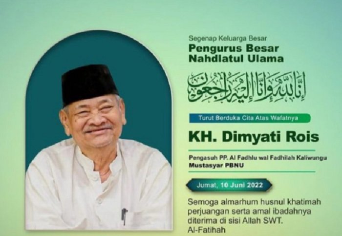 Paringi Husnul Khatimah Kagem Mbah Kyai Haji Dimyati Rois,