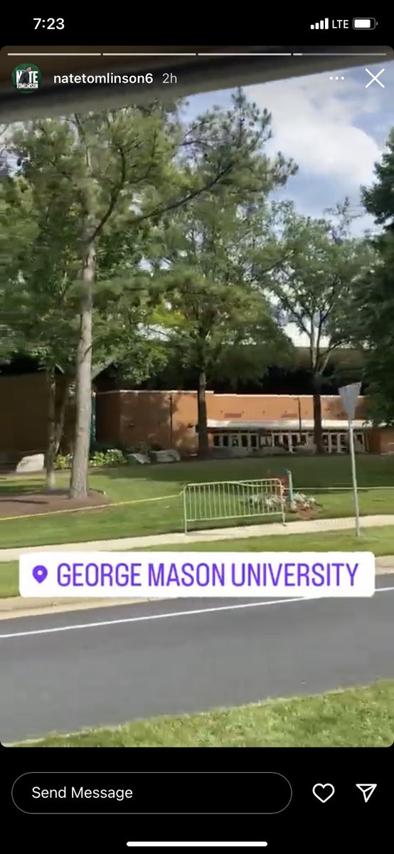 GMURecruiting's tweet photo. #VisitSzn @Nate_Tomlinson https://t.co/BCSw5kKxrh