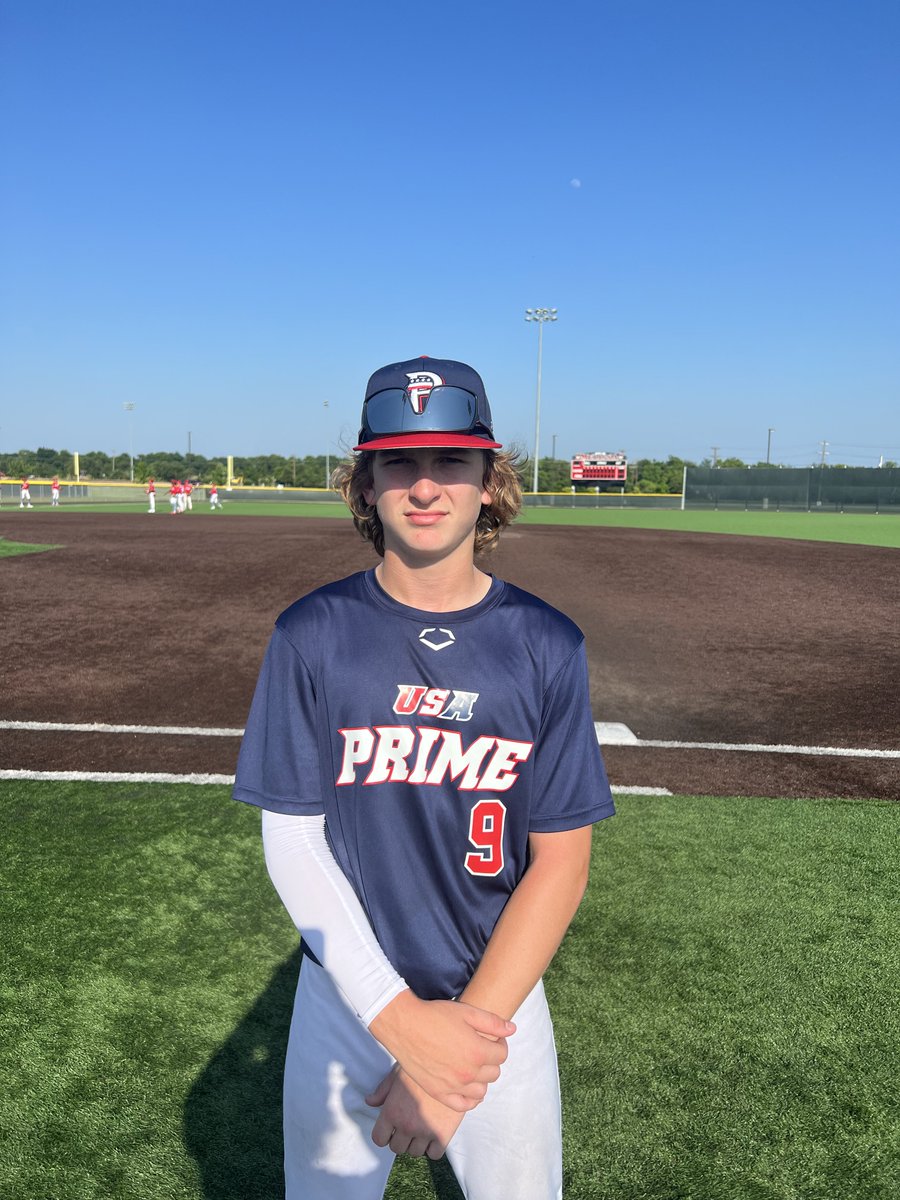 FiveToolTexas's tweet photo. #NTXClassic F: @USAPrimeOK Red 15U 11, FT. Worth Cats Black 8
PoG: Nick Modovsky 2-3, 3 RBI
Notable: Creed Nelson 2-2, RBI , 2R https://t.co/azoPhBPI2w