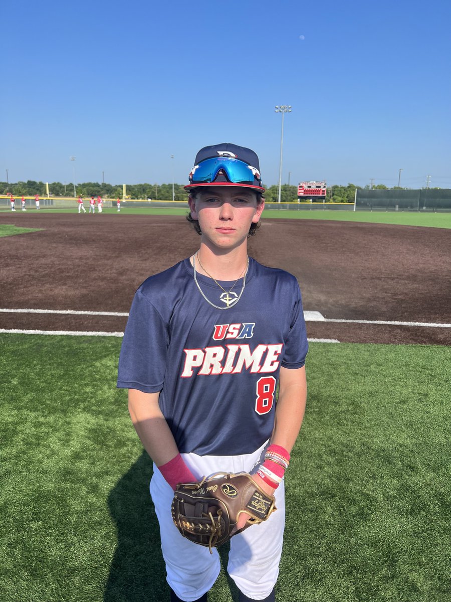 #NTXClassic F: <a href="/USAPrimeOK/">USA Prime Oklahoma</a> Red 15U 11, FT. Worth Cats Black 8
PoG: Nick Modovsky 2-3, 3 RBI
Notable: Creed Nelson 2-2, RBI , 2R